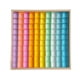 thumbnail image 2 of Juego de bloques de construcción con forma de cubo y caja de madera para apilar. 100 piezas, 2 of 9