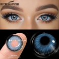 thumbnail image 1 of EYESHARE-lentes de contacto de Color azul para ojos, lentillas de Color azul multicolor para estudiantes de belleza, 1 par, 1 of 4