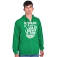 thumbnail image 5 of Mechanic Or Genius Sarcastic Humor Zip Up Hoodie Men's Women's Brisco Brands 2X, 5 of 6