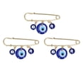 thumbnail image 4 of 3 alfileres de ropa con 3 colgantes de ojo azul, alfiler dorado, exquisitos alfileres de seguridad multifuncionales para ropa, bolsos, bufandas, decoración., 4 of 14