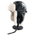 thumbnail image 1 of Gorro de , gorro cómodo para la nieve, orejeras, gorro cálido de invierno, gorro Ushanka para ciclismo, esquí, senderismo al aire libre Negro Salvador Sombreros de trampero, 1 of 10