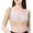 Beige, variant on Womens Shapewear Tops, Open Bust Short Sleeve Seamless Stretchy Bulit-in Bra Push Up Shaper Beige XL