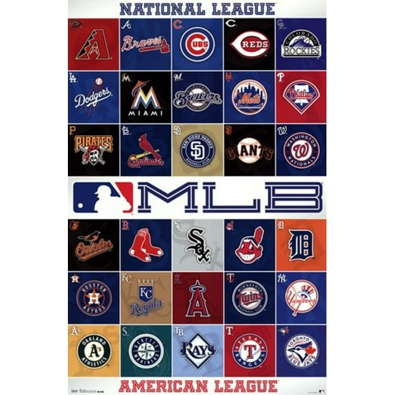 MLB - Logos 13 Poster Print (24 x 36)