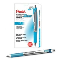 Pentel EnerGize Mechanical Pencil (0.7mm) Sky Blue Accents, Box of 12 (PL77S)