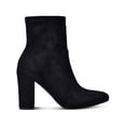 thumbnail image 2 of Wild Pair Womens Becci Faux Suede Pointed Toe Mid-Calf Boots, 2 of 3
