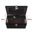 thumbnail image 3 of ALL-CARB 20 Inch Aluminum Tool Box Trailer Tongue Tool Box Organizer Black With Lock Key, 3 of 6