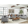 thumbnail image 2 of Apperson 3-piece Upholstered Track Arm Sofa Set Light Grey, 2 of 15