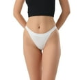 thumbnail image 2 of HEVIRGO Women Underpants Low Waist Thong Seamless High Elasticity Underwear One-piece Triangle Briefs Bikini Panties, 2 of 8