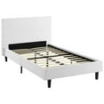 thumbnail image 2 of Modway Anya Twin Modern Style Polyester Fabric Bed in White Finish, 2 of 3