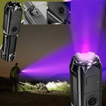 Dianli Gifts Compact Strong Light Flashlight   ABS Body Focused Beam Torch   Outdoor Emergency Flashlight for Home Use - Black Hot Savings & Everyday Bargains