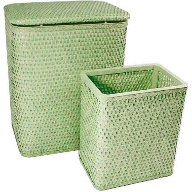 Redmon 4262SG Sage Green Chelsea Collection Full Size Hamper And