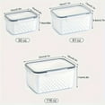 thumbnail image 4 of Enfourclass Clear Plastic Stackable Food Storage Container (3 Count), 4 of 4