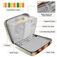 thumbnail image 4 of Haosy Accordion File Organizer Zipper Binder 500 Sheet 6-Tab Expanding File Folder Multi-Pocket 1.2 Inch 3 Ring Cute Snowman with Hat Scarf, 4 of 7
