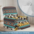 thumbnail image 2 of SCRAWLGOD Sunflower American Tribal Cow Print Recliner Chair Covers 4-Pieces Recliner Cover Dog Chair Cover Furniture Protector with Pocket, Elastic Band Washable Slipcover for Dogs, Pets, 2 of 7