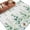 Grey Green, variant on Green Eucalyptus Leaves 2'x6' Runner Rugs for Hallway Kitchen Bedside Non Slip, Summer Botanical Daisy Black Plaid Entryway Rug Runners with Rubber Backing, Long Carpet Runner for Laundry Room