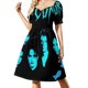 thumbnail image 1 of Vestido de manga corta para mujer, mono de verano, vestido largo, moda de verano para mujer, 1 of 7