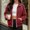 Wine, variant on Njagoc3 Women's Zip Up Track Jacket Lightweight Soft Long Sleeve Athletic Outerwear Side Pockets Elastic Cuffs Running Gym Casual Wear,Navy,XXXL