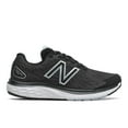 thumbnail image 3 of New Balance Womens Fresh Foam 680 V7 Running Shoe, Adult, Black/White/Uv Glo, 6.5 M US, 3 of 6