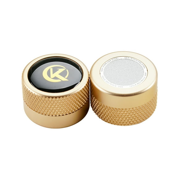 KONLLEN Round Pool Cue Taom Chalk Holder-Portable Metal Cue Chalk Holder Case for Billiard Carom Cue Snooker Sports Accessories