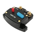 thumbnail image 2 of Disyuntor estéreo para coche de 12 V y 60 A, portafusibles reajustable manual, 2 of 8