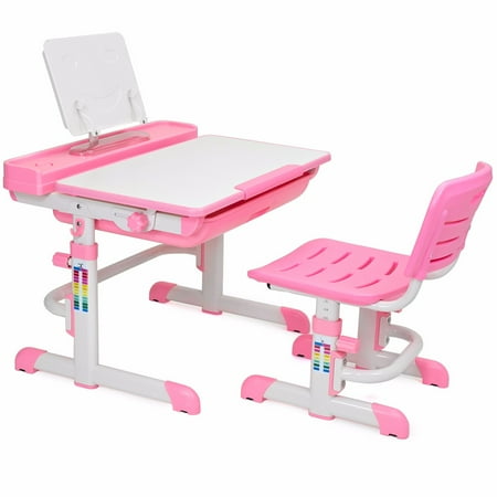 Related: Gorgeous Kids Table Chair Sets Walmart White Childs Desk And Chair The American Plastic Creativity Art Desk and Easel is a fun, colorful and sturdy desk that can easily be converted into an adjusta ble, multi-position easel. This American Plastic Creativity Kids' Art Desk and Easel comes with plenty of storage, including pockets in the legs to keep folders and papers, a large central drawer and desktop storage for markers, crayons and more.