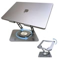 thumbnail image 1 of Soporte para portátil, ergonómico, giratorio, gris espacial, 1 of 9