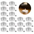 thumbnail image 4 of WORGEOUS 100 juegos de vasos de aluminio para luz de té, cajas vacías para luz de té, suministros para fabricación de velas, sin vela, 4 of 7