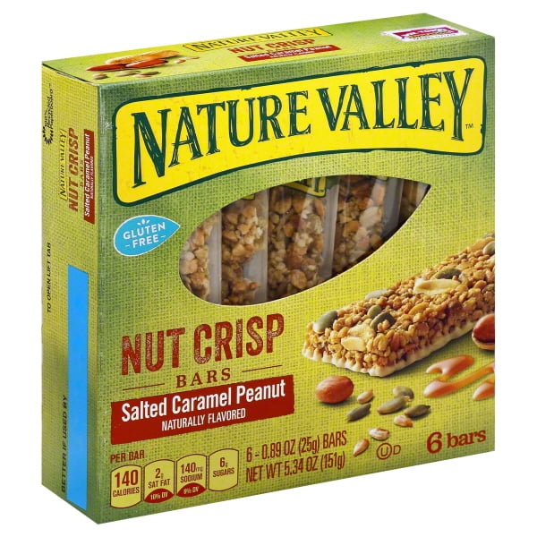 General Mills Nature Valley Nut Crisp Bars 6 Ea