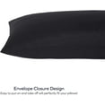 thumbnail image 2 of BLC Black Pillowcases Pack Of 2 Standard Size 1800 Thread Count Brushed Microfiber Ultra Soft Easy Care Envelope Closure Pillow Covers, 2 of 6