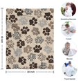 thumbnail image 4 of Paw Print Blanket,Comfortable Soft Lamb Wool Throw Blanket,All Season,Warm Lightweight Blankets for Sofa Bed Couch Living Room Chair,30"x40", 4 of 4