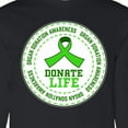 thumbnail image 4 of Inktastic Donate Life-organ Donation Awareness Long Sleeve T-Shirt, 4 of 5