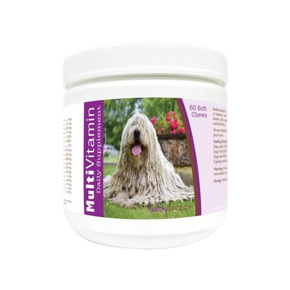 Healthy Breeds 840235178392 Komondorok Multi-Vitamin Soft Chews - 60 Count