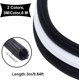 thumbnail image 4 of 2 protectores de cable de 5 m, 2 colores, para enrollar cables en espiral, gestión de cables, bricolaje, 4 of 4