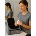 thumbnail image 7 of Lazer Toiletry Bag for Travel – 6L Hanging Organizer with Multiple Compartments, Water-Resistant – Grey, 7 of 7