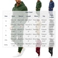 thumbnail image 3 of Stamzod 2 Piece Track Suits Mens Casual Athletic Outfits Long Sleeve Hooded Sweatshirt Cargo Pants Set Fall Winter Sweatsuits for Men, 3 of 9