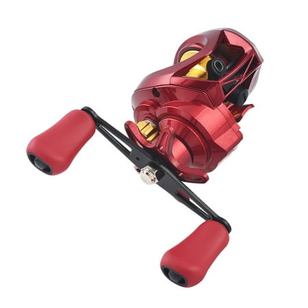 Left/Right Fishing Reel Baitcasting Reel 17+1BB 7.2:1 Gear Ratio for Saltwater