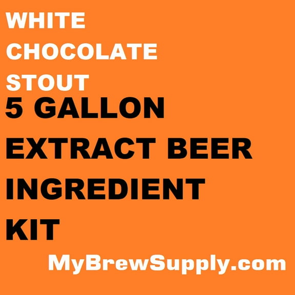 White Chocolate Stout 5 gal Homebrew Beer Extract Ingredient Kit