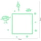 thumbnail image 3 of Luminous wall decals. Decorative vinyl for Martian sockets or switches. Stickers, home decor, wall decals, 3 of 5