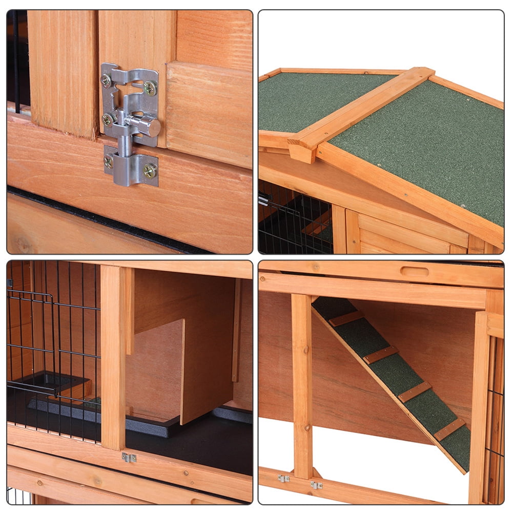 Kadyn 40" Triangle Roof Waterproof Wooden Rabbit Cage for Rabbits, Chickens, Ducks and moreA-frame Pet Cage, Wooden House Rabbit Cage, Rabbit Cage Pet Cage Kadyn 40" Triangle Roof Waterproof Wooden Rabbit Cage for Rabbits, Chickens, Ducks and moreA-frame Pet Cage, Wooden House Rabbit Cage, Rabbit Cage Pet Cage