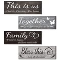 thumbnail image 1 of Letreros decorativos Joyhawk THIS IS US/TOGETHER/BLESS THIS HOME/FAMILY, 1 of 8