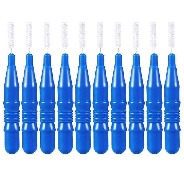 50 piezas de herramientas de cuidado bucal, hilo dental, higiene dental, palillo de dientes, cepillo de limpieza de 2,5 mm