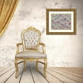 thumbnail image 3 of Zarris, Chariklia 24x20 Gold Ornate Wood Framed with Double Matting Museum Art Print Titled - Modern Chevron IV, 3 of 4