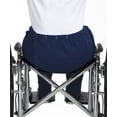 thumbnail image 1 of Silverts Women Seatless Fleece Pant, 3XL Plus Size, Navy, 1 of 2