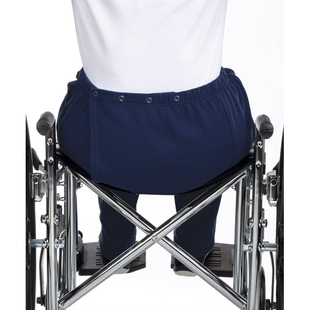 Silvert's Pantalon en Molleton à Dos Ouvert Adaptatif pour Femmes, TG, Marine, 1