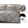 thumbnail image 4 of Chezmoi Collection Vivian 2-Piece Diamond Ruffle Trim Washed Microfiber Comforter Set, 4 of 7