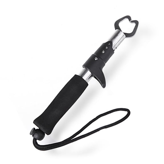 8.5 Inch Stainless Steel Fish Lip Gripper with EVA Foam Handle and Wrist Lanyard