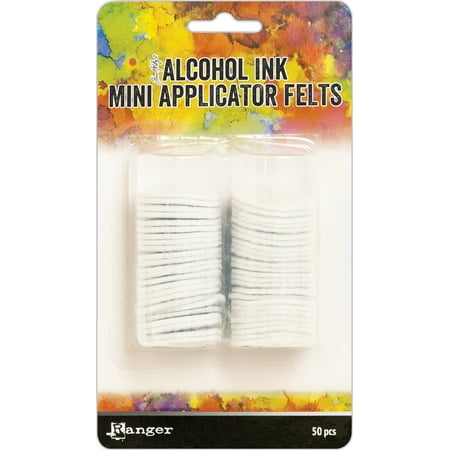UPC: 0789541062165 | Tim Holtz Alcohol Ink Mini Applicator Tool Replacement Felt-50/Pkg