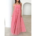 thumbnail image 4 of Vestido largo de verano Tsseiatte para mujer, con tirantes finos, espalda descubierta y corte A, fluido, 4 of 7
