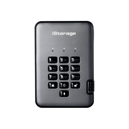 UPC: 0810111421867 | iStorage diskAshur PRO������ – Hard drive – encrypted – 500 GB – external (portable) – USB 3.1 – FIPS 140-2 Level 3  FIPS 197  256-bit SHA  256-bit AES-XTS – TAA Compliant