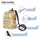 thumbnail image 3 of Easygdp Thanksgiving With A Grateful Heart Mochila de Lona Resistente para Laptop, Compatible con Laptops de 15 a 17 pulgadas, Ideal para Escuela, Trabajo y Viajes-Medium, 3 of 5